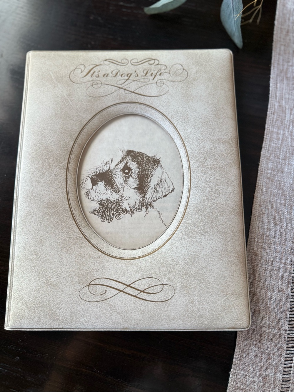Vintage New “Dogs Life” Dog/Puppy Journal  Copyright 1988, 38 Pages